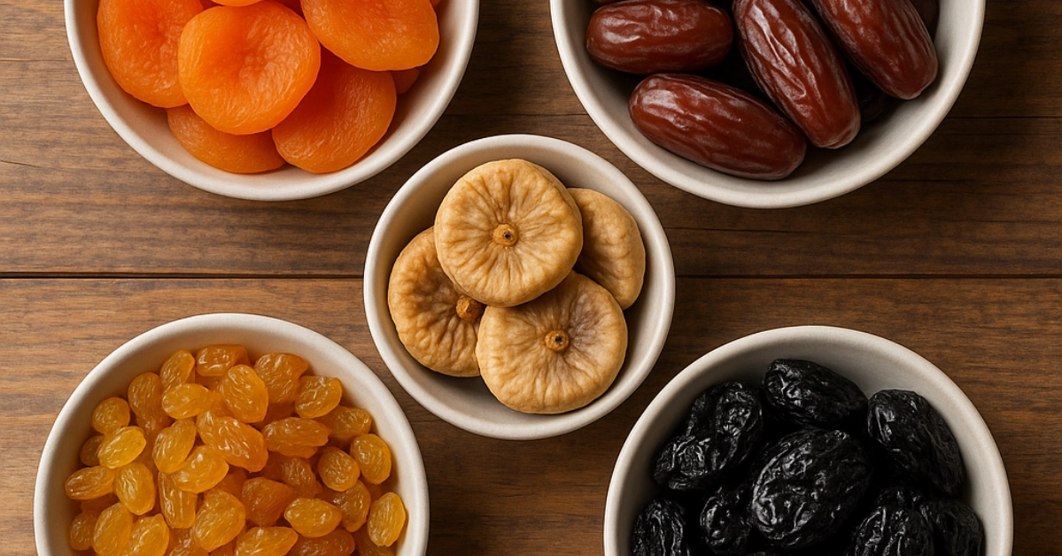 Top 5 Most Popular Dried Fruits: Taste, Benefits & How They're Used